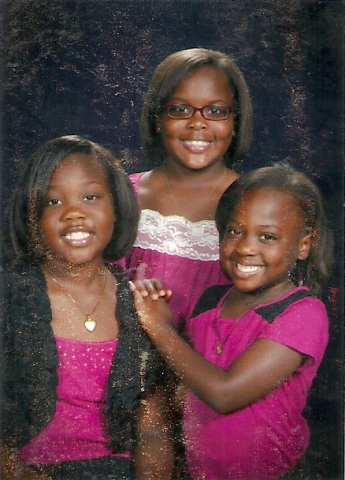 great grands Arionna, Alexus, & Ayanna Johnson