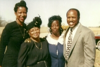 Izora & grands Marguerite, Janice, & Henry Jr