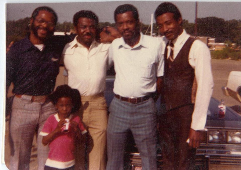 Family historians: Lorean's son Frank Yates & Shelby I's sons George, Shelby II, John Yates & Lil George Jr