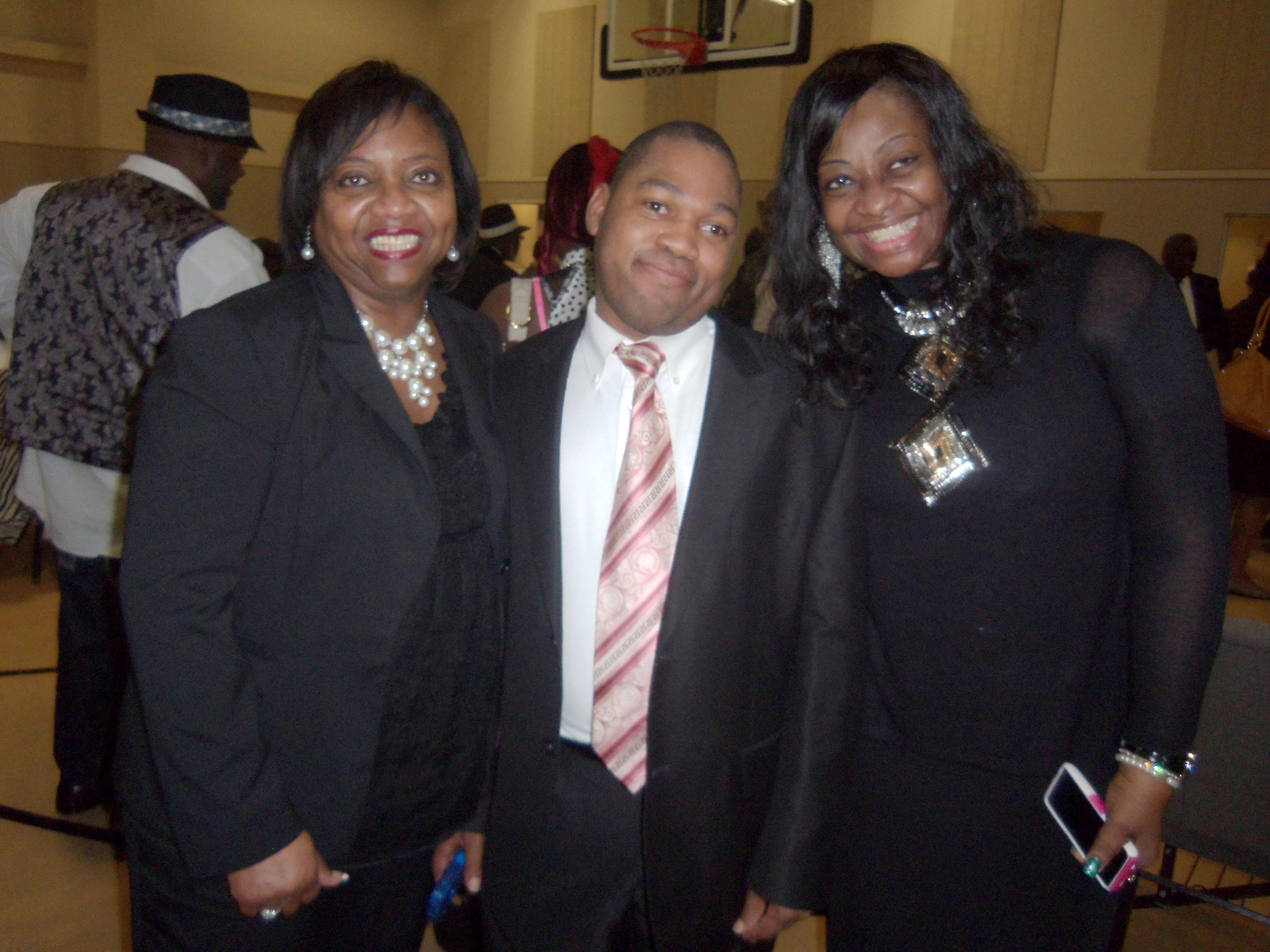 cousins Mary West, Jason Robinson, Darlene Higgs