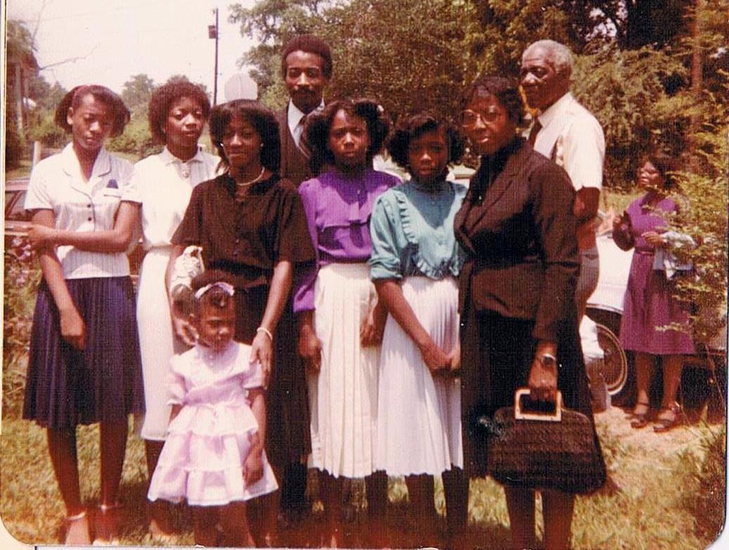 John Yates, Willie Robinson, Elvie Lean & family