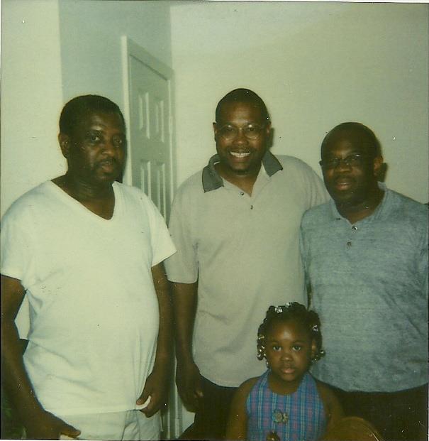 Frank Yates, sons Lysander & Dwayne, grand